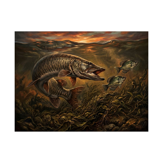 Muskie & Panfish Muskie poster wall art, view 2