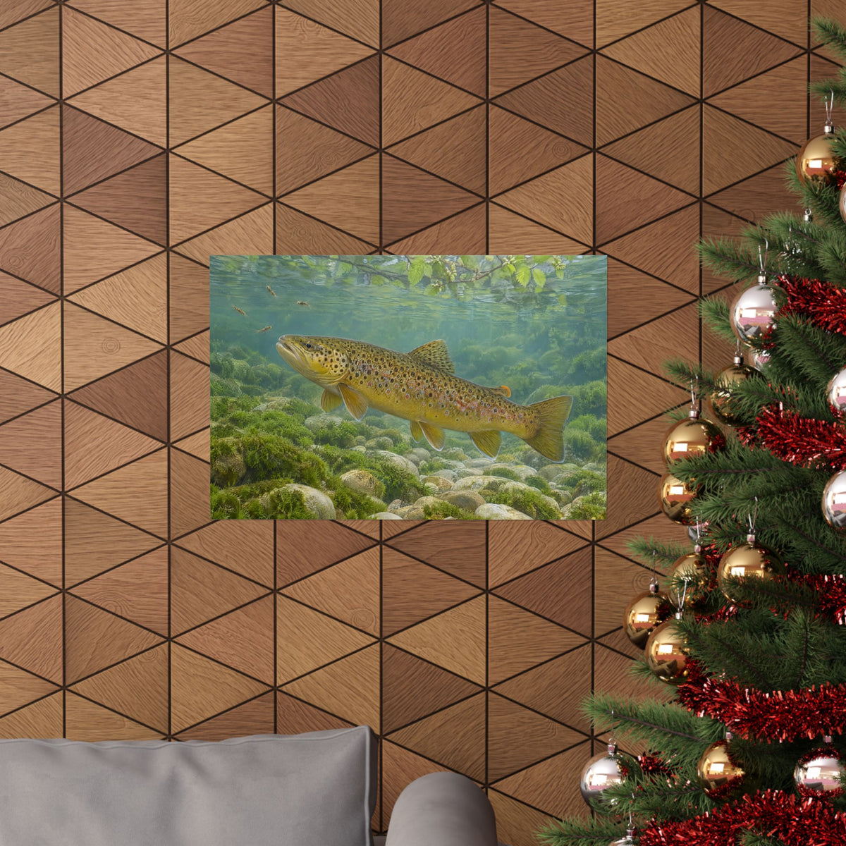 Mourning Creek Brown Trout poster wall art, view 6