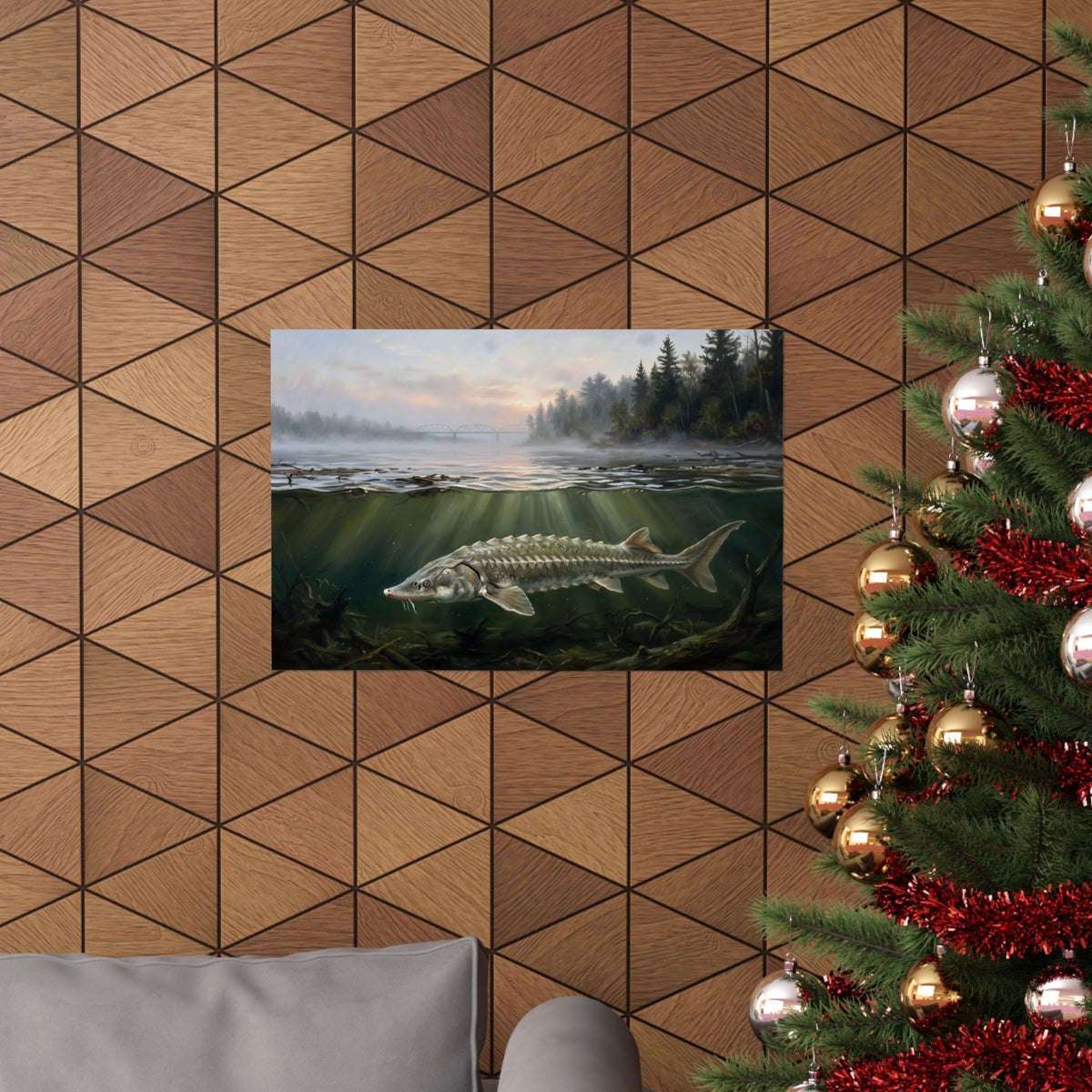 Sturgeon Dawn River poster wall art, view 6