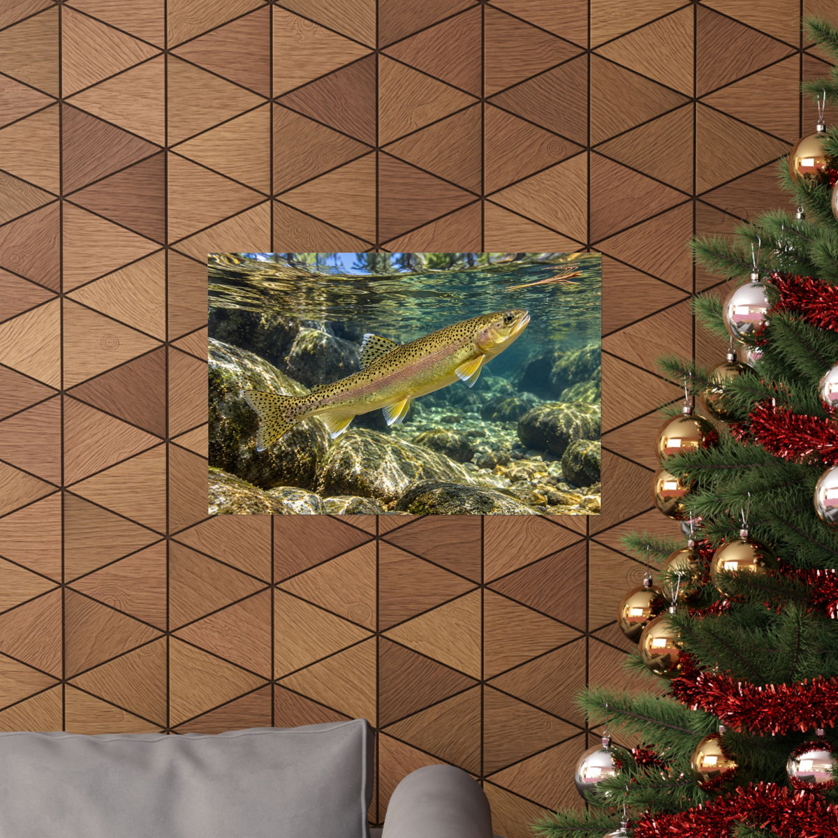 Ponderosa Pool Gila Trout poster wall art, view 6
