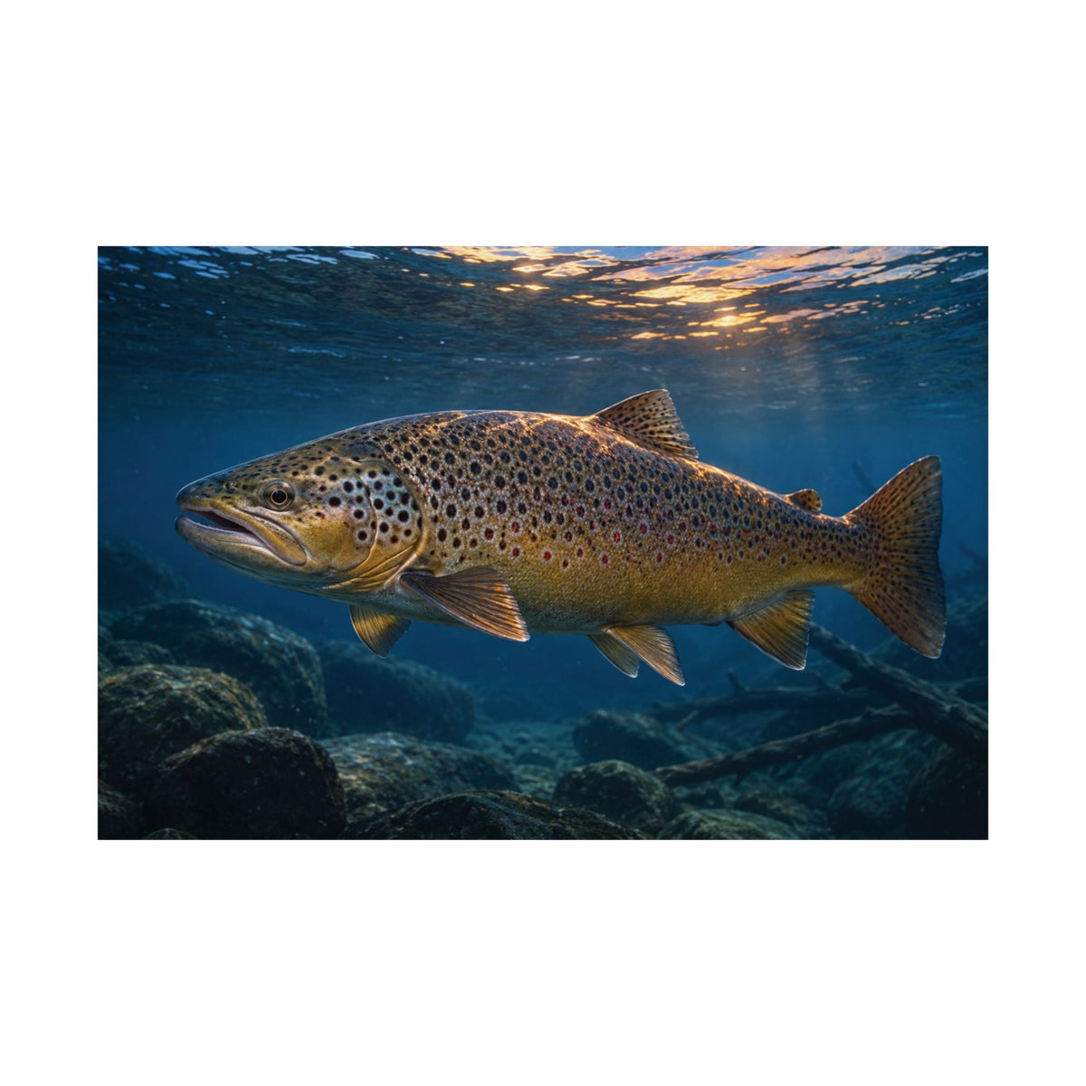 Lake house fish art