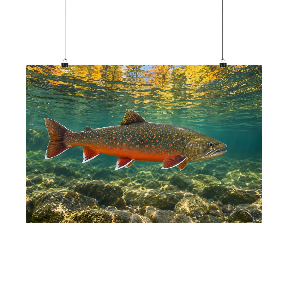 Autumn Reflections Dolly Varden poster wall art