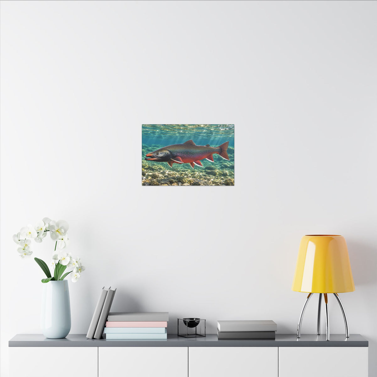 Sunlit Waters Dolly Varden canvas wall art, view 6