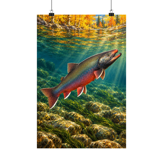 Autumn Ascent Dolly Varden poster wall art