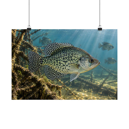 Brush Pile Crappie poster wall art, view 2