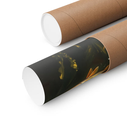 Perch Ambush Northern Pike poster shipped rolled in a protective tube