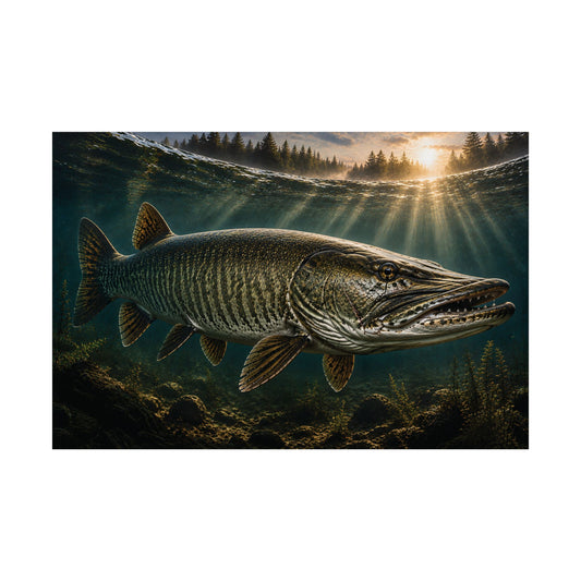 The Ghost — Muskie Wall Art
