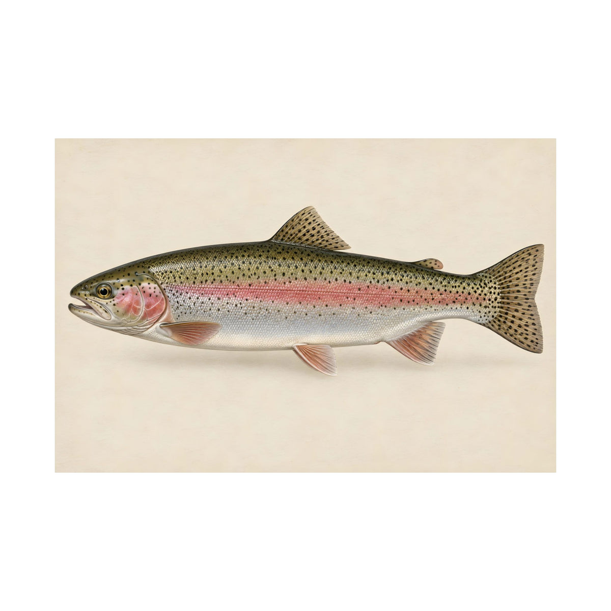 Rainbow Trout Field Study poster wall art – photo 4