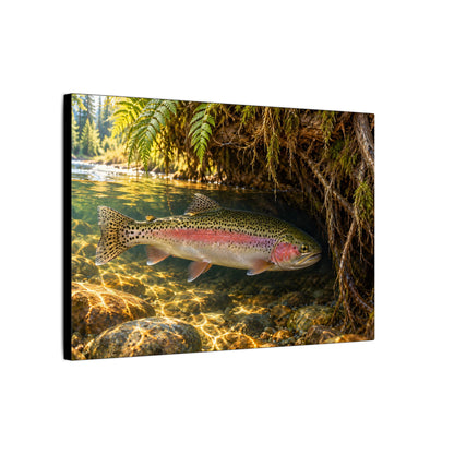 Cedar Cutbank Rainbow Trout canvas wall art – photo 4