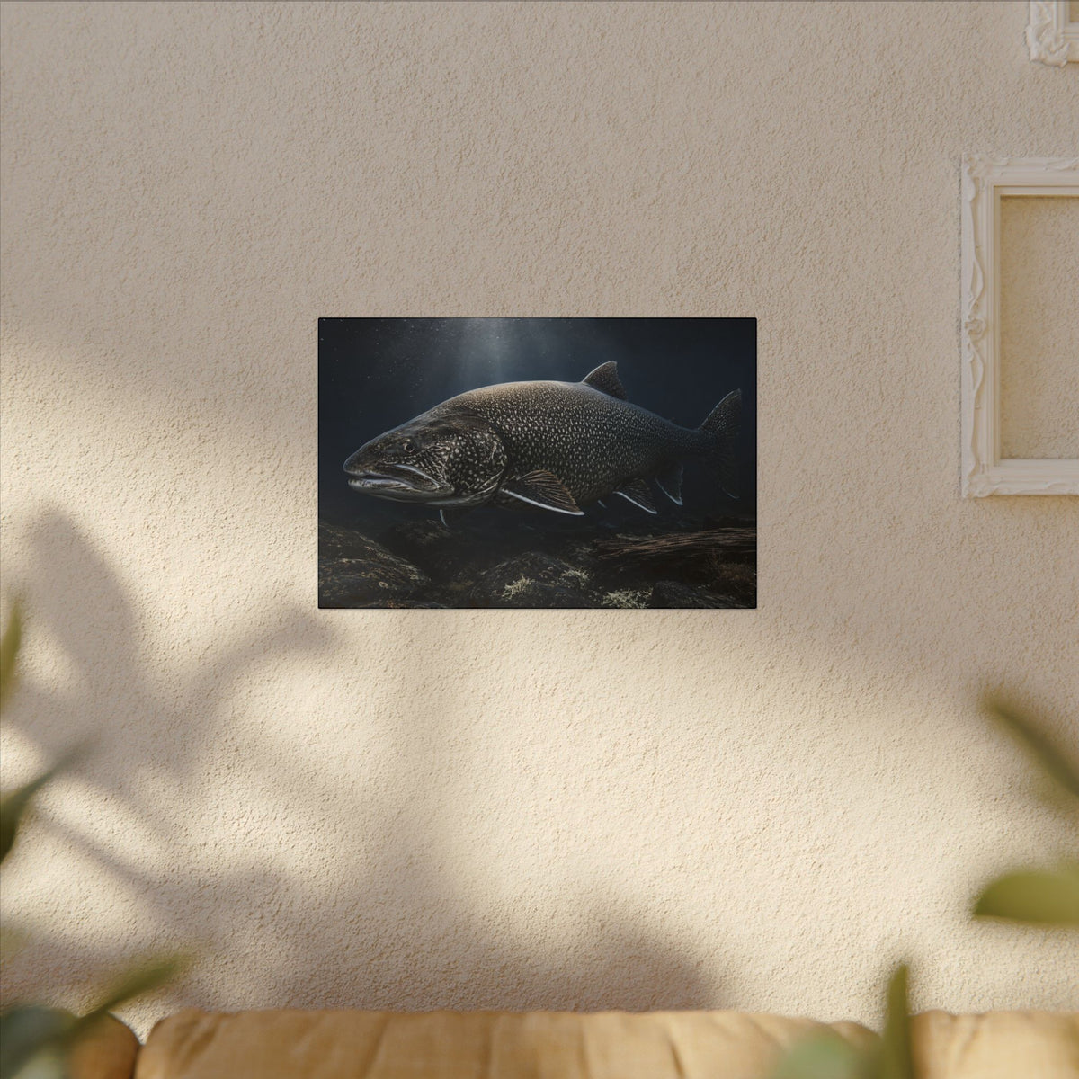 The Ancient One Lake Trout canvas wall art, view 5