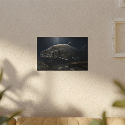 The Ancient One Lake Trout canvas wall art, view 5