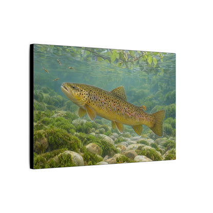 Mourning Creek Brown Trout canvas wall art, view 4