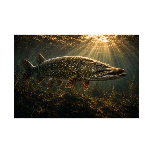 The Encounter Northern Pike poster wall art