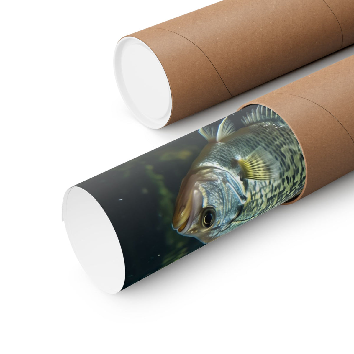 Northern Pike Predator Strike Poster — Action Wall Art for Anglers