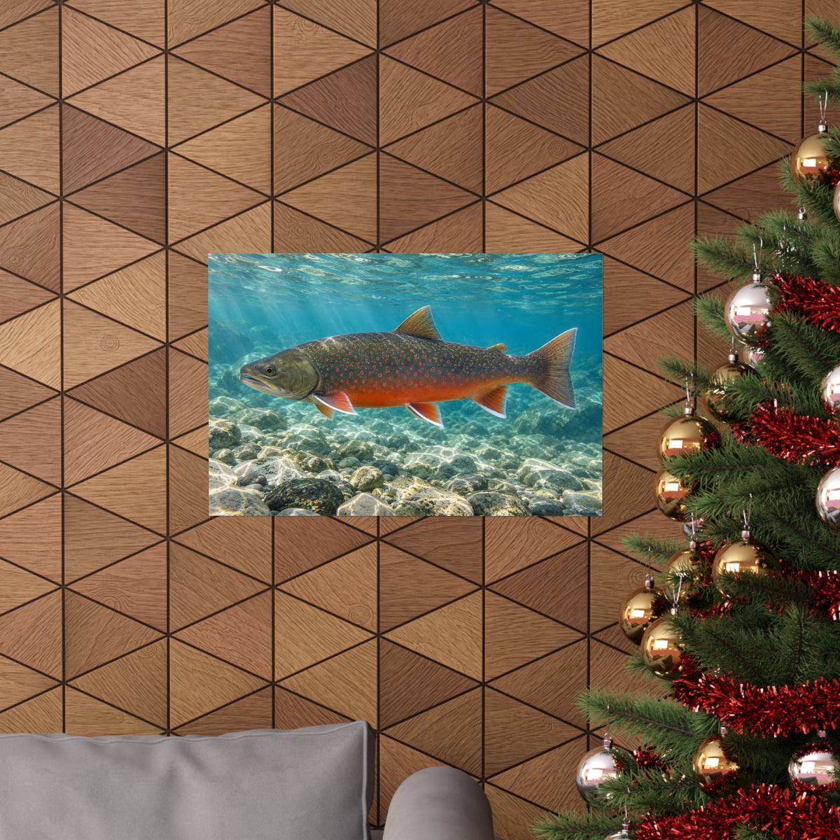 Arctic Ember Dolly Varden poster wall art, view 6