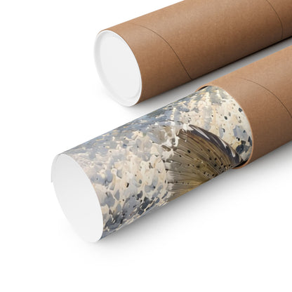 Silver Run Coho Salmon poster shipped rolled in a protective tube