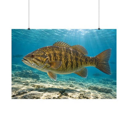 Great Lakes Giant Smallmouth Poster, view 3