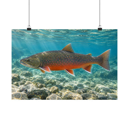 Arctic Ember Dolly Varden poster wall art, view 2