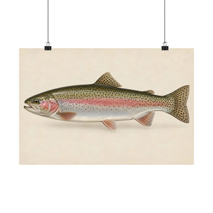 Rainbow Trout Field Study poster wall art – photo 2