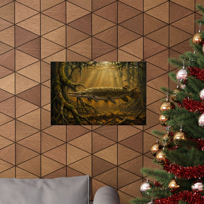 Alligator Gar Bayou poster wall art, view 6