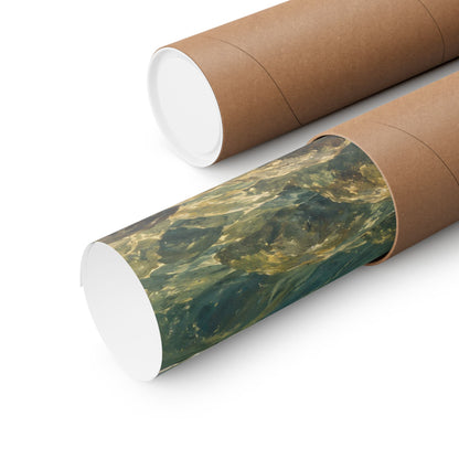 Rising Upstream Pink Salmon poster wall art, view 5