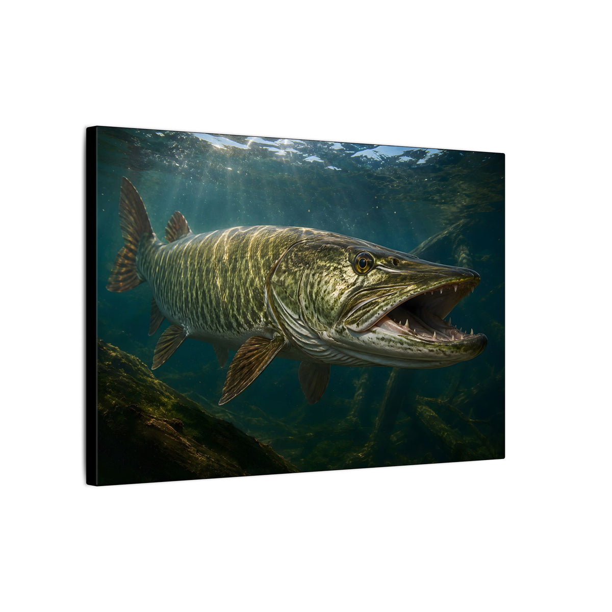 The River King Muskie canvas side angle