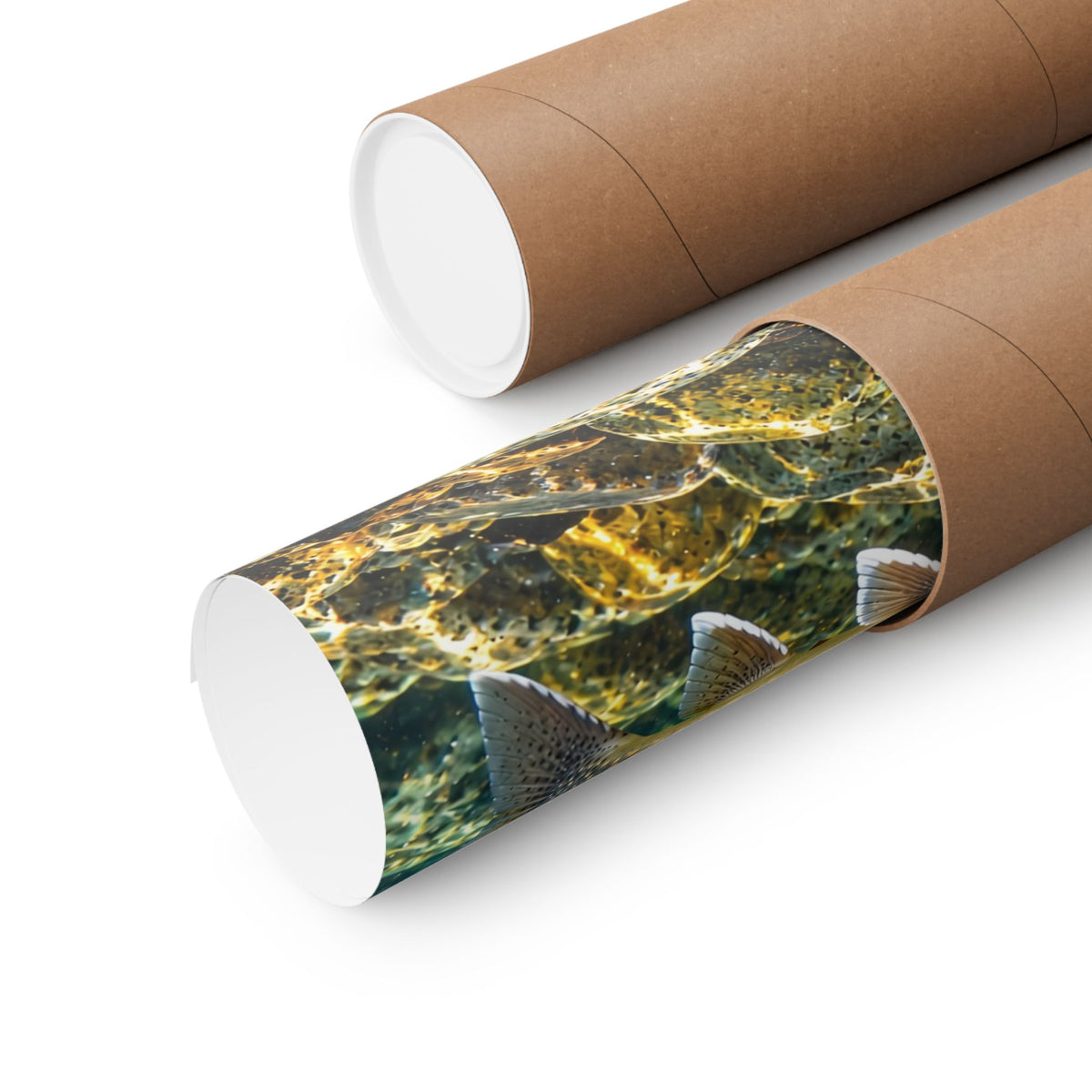 River Ambush Bull Trout poster shipped rolled in a protective tube