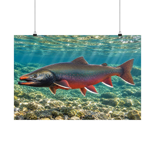 Sunlit Waters Dolly Varden poster wall art
