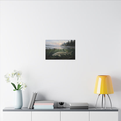 Sturgeon Dawn River canvas wall art, view 6
