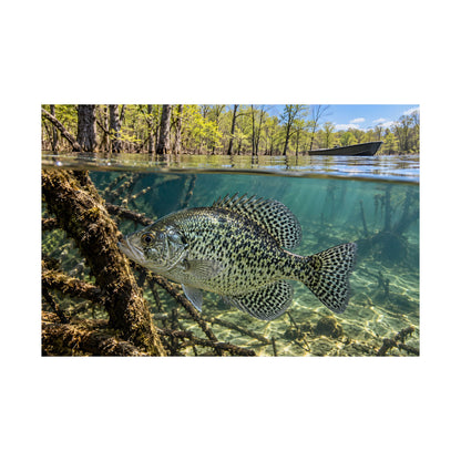 Spring Shoreline Crappie poster wall art, view 4