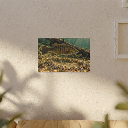 Spawning Bed Smallmouth Canvas wall art, view 5