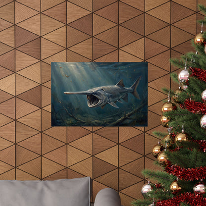 Paddlefish Filter Feed poster wall art, view 6