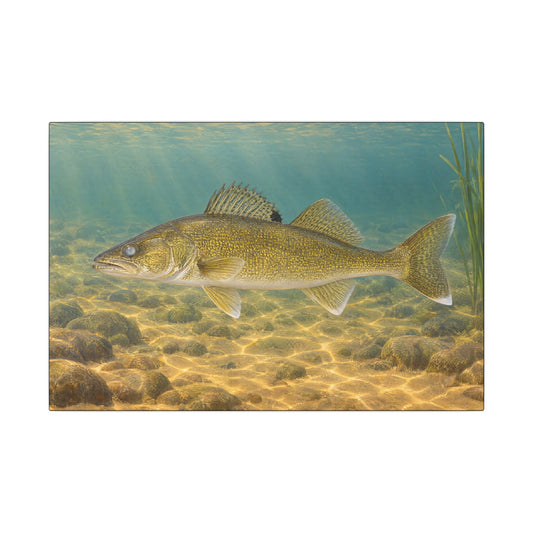 Sand Flats Walleye canvas wall art