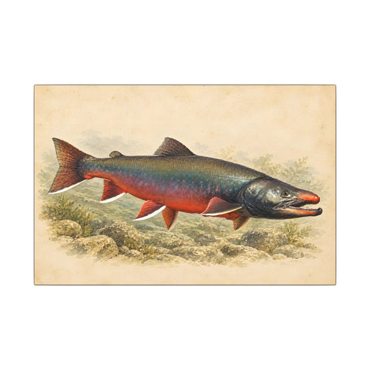 Field Study Dolly Varden canvas wall art