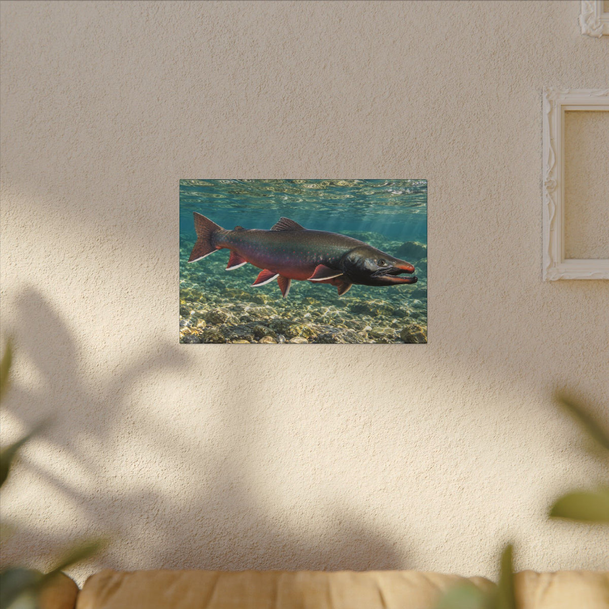 Trophy Alaskan Waters Dolly Varden canvas wall art, view 5