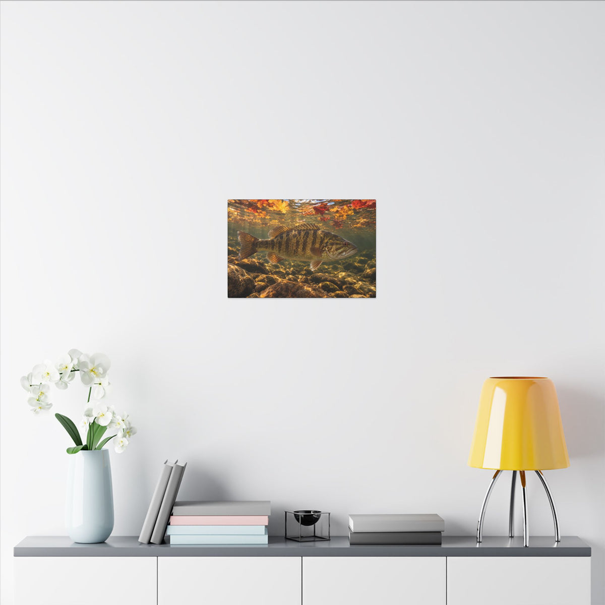 Autumn Bronze Smallmouth Canvas wall art, view 6