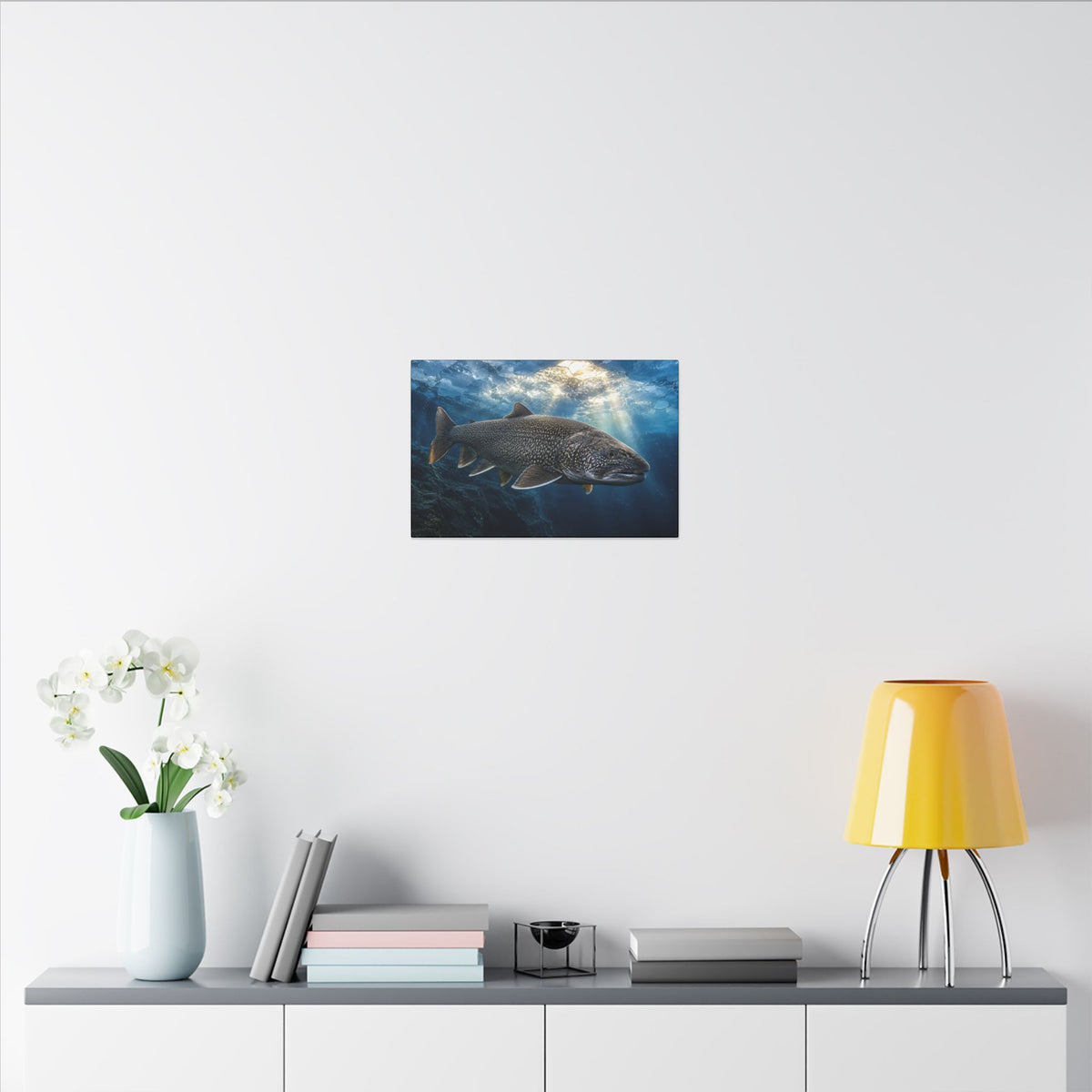 Cathedral of Ice Lake Trout canvas wall art, view 6