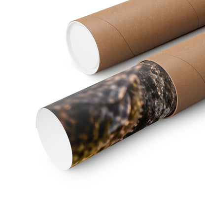 Mountain Falls Leap Salmon poster wall art, view 5