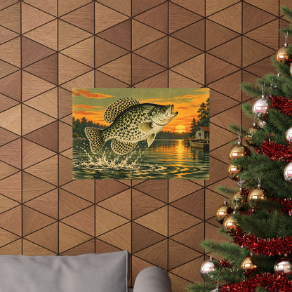 Sunset Camp Crappie poster wall art, view 6