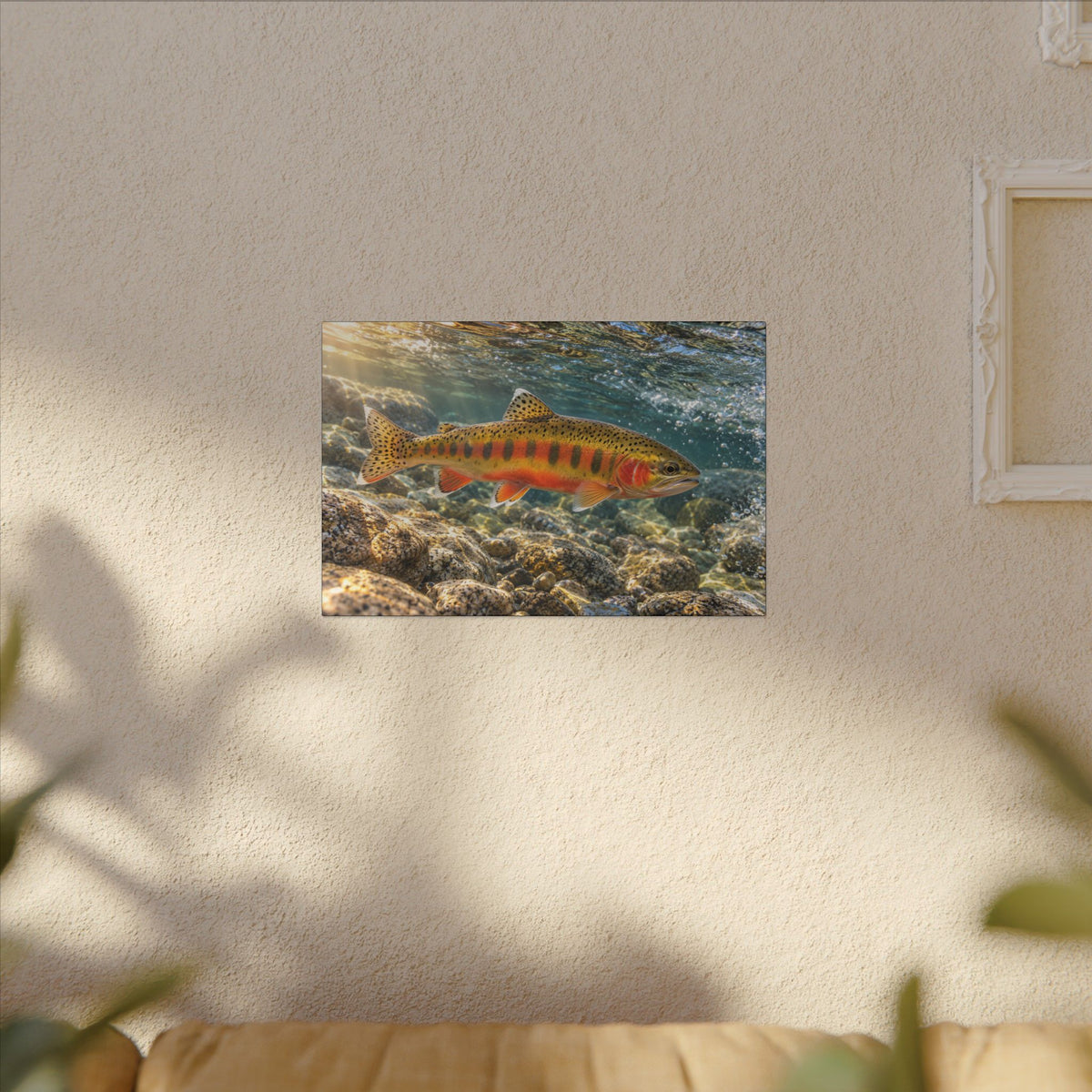 Sierra Sunrise Golden Trout canvas wall art, view 5