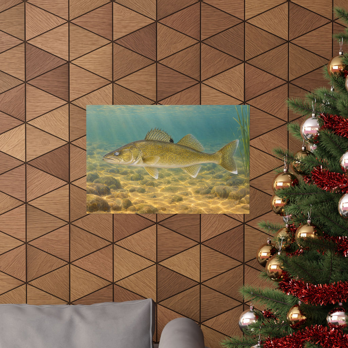 Sand Flats Walleye poster wall art, view 6