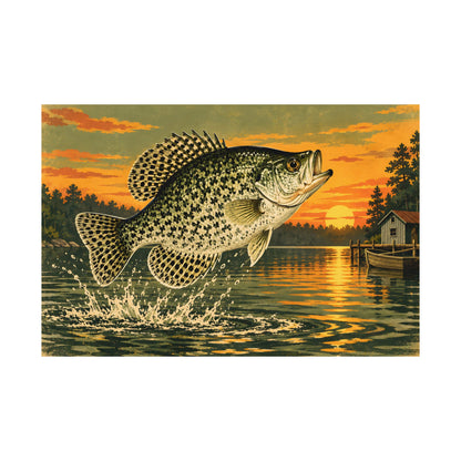 Sunset Camp Crappie poster wall art, view 4