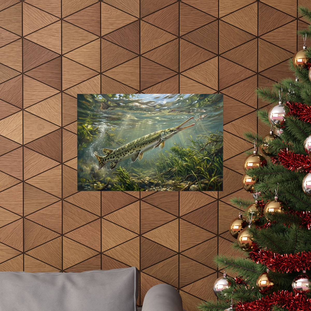 Longnose Gar Strike poster wall art, view 6