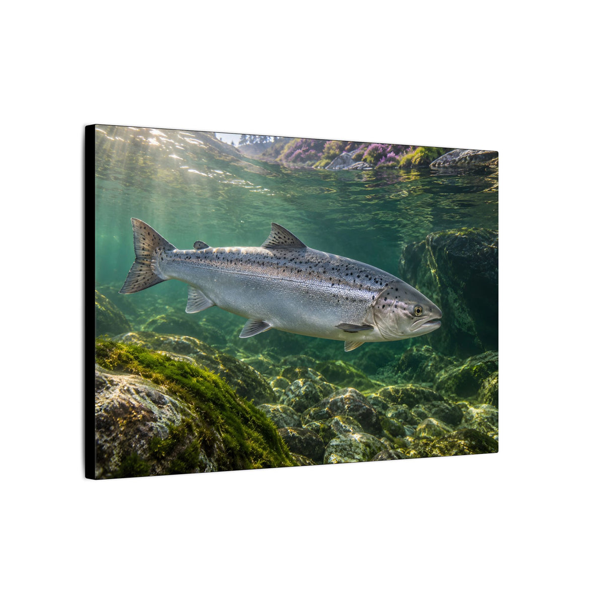 Autumn Passage Salmon canvas wall art, view 4