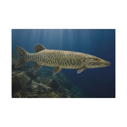 Blue Water Muskie Cruiser canvas, 24x16 size view