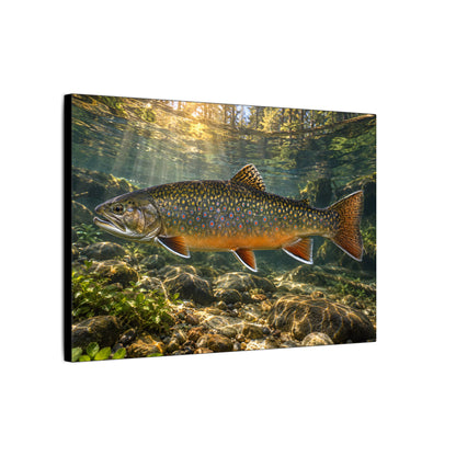 Northern Jewel Brook Trout canvas wall art, view 4