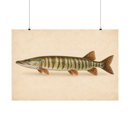 Field Study Muskie poster wall art, view 3