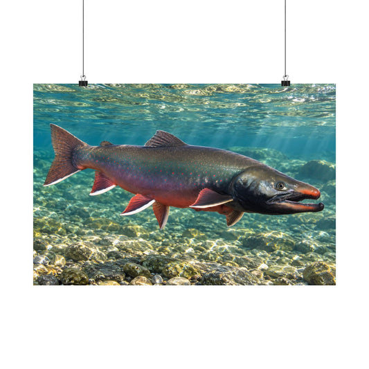 Trophy Alaskan Waters Dolly Varden poster wall art