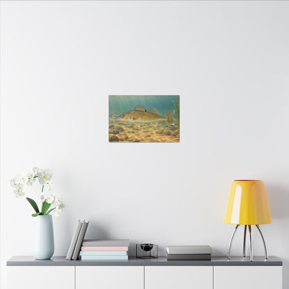 Sand Flats Walleye canvas wall art, view 6