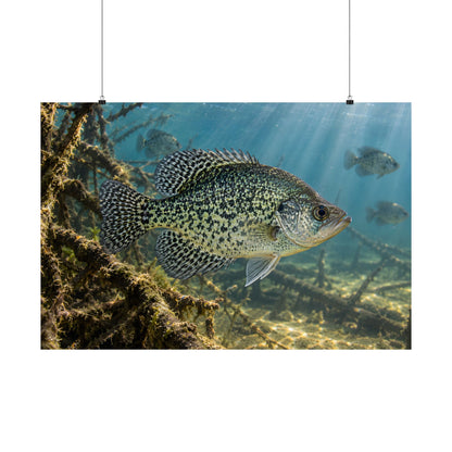 Brush Pile Crappie poster wall art, view 3